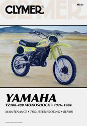 Clymer Repair Manual Yamaha YZ100-490 - CM413 Yamaha Dirt Bikes 1976-1984