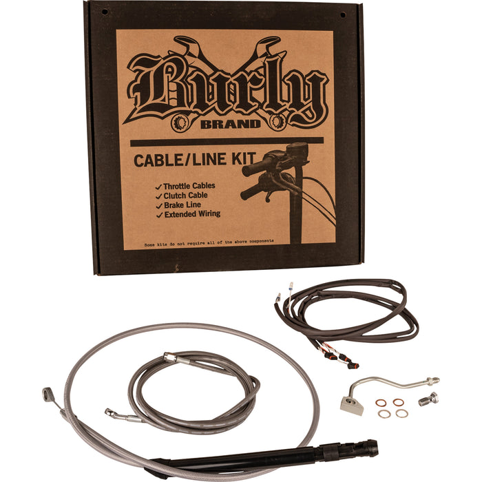 BURLY BRAND 0662-1160 B30-1317 Touring Model Control Kit - Bagger - 15" - Stainless Steel