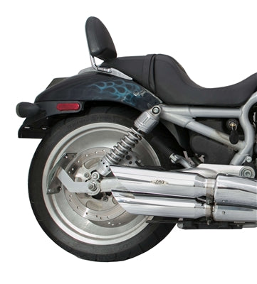 Tab Performance V-ROD Slash Cut Exhaust Pipes (baffled) Chrome - 111-1220 For Harley -Rod / Screamin Eagle Rod 2007-2010