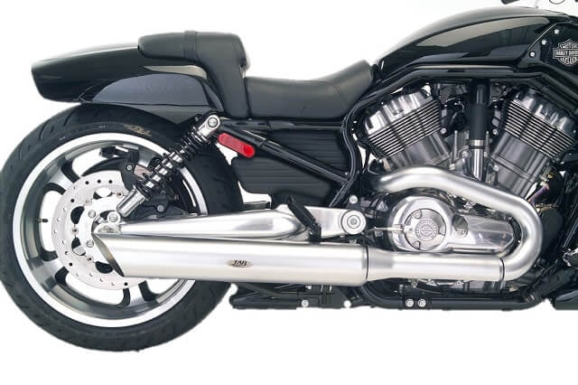 Tab Performance V-ROD Muscle Satin Nickel Pipes - 111-3223 For Harley -Rod Muscle 2009-2017
