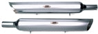 Tab Performance V-ROD Muscle Satin Nickel Pipes - 111-3223 For Harley -Rod Muscle 2009-2017