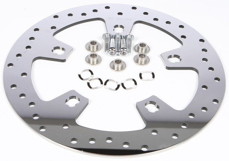 Harddrive 144154 Perimeter Brake Rotor Front 11 SS Polished For Harley Touring 2014-2019