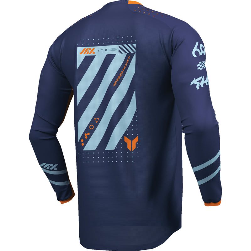 THOR Youth Launchmode Futura Jersey Navy/Orange