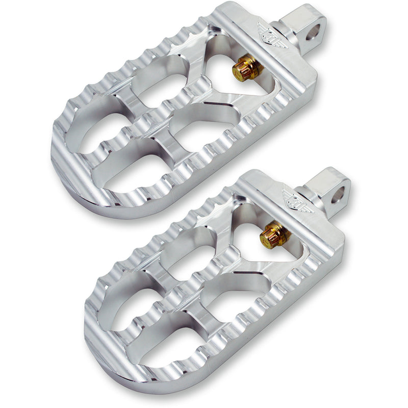 JOKER MACHINE 1620-0707 08-56-2 Adjustable Serrated Billet Footpegs Adjustable Serrated Long Footpegs - Aluminum