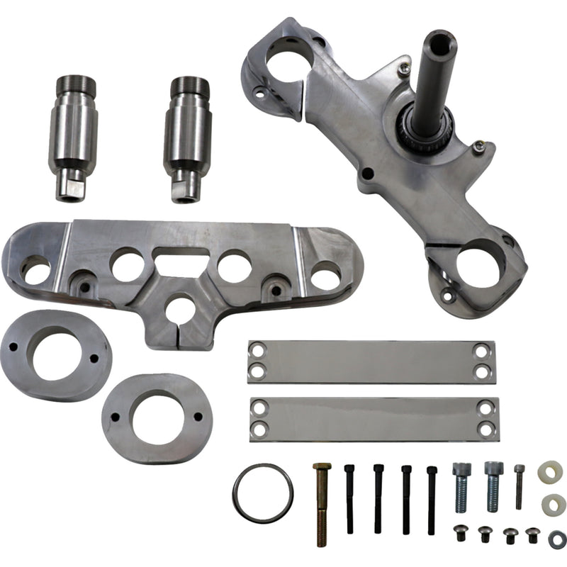 Motor Trike 6° Raked Triple Tree Kit Triple Tree Kit 6° Raked - MTFS-0185 For Harley Softail / 15th Anniversary / Screamin' 2000-2017