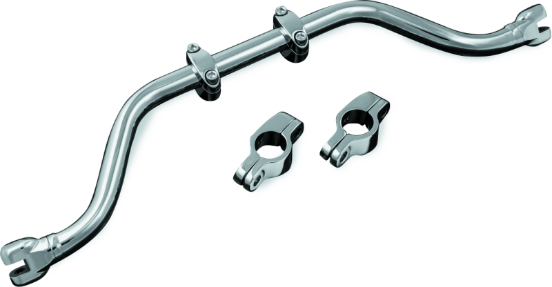 Kuryakyn 7502 Adjustable Mustache Bar For 86-17 Softail Chrome - Photo - Primary