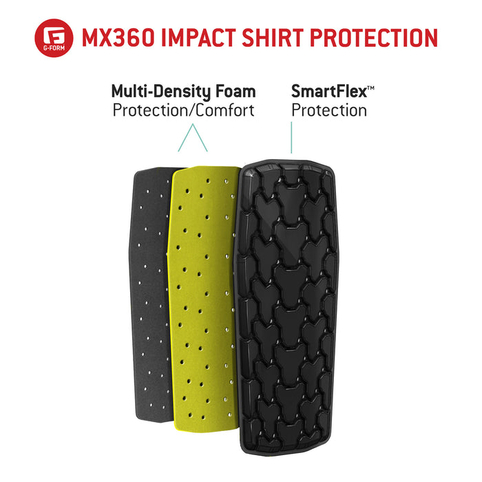 G-FORM 2701-1222 BP3602014 MX360 Impact Shirt black - medium