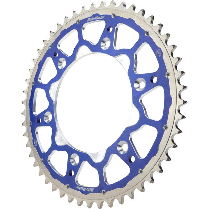 MOTO-MASTER 1211-2320 620093448 Fusion Series Dual Ring Rear Sprocket 48 tooth - blue - yamaha
