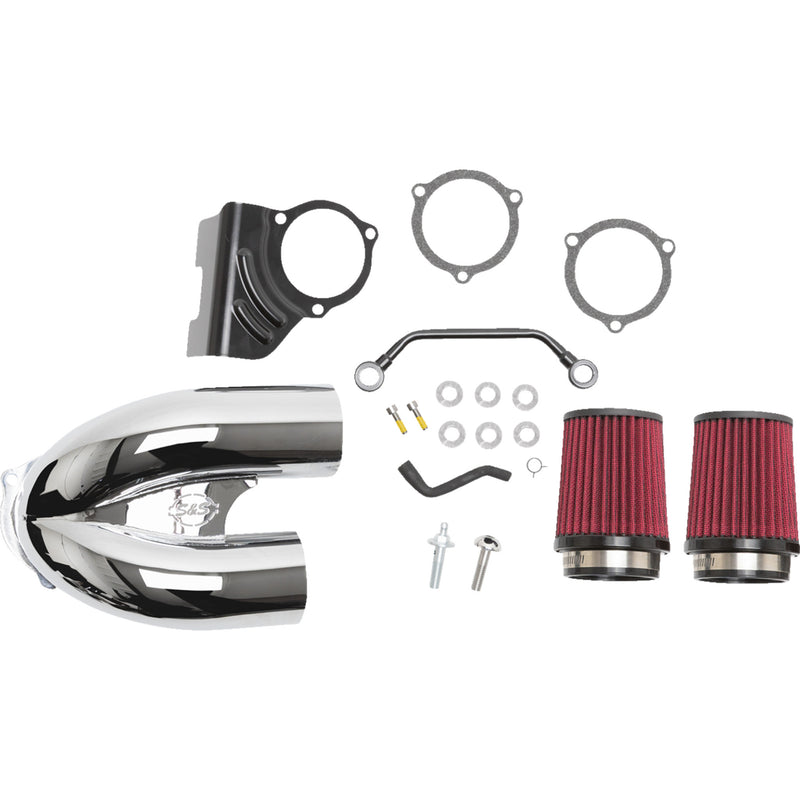 S&S Cycle Tuned Induction Two-In-One Air Cleaner - 170-0636A For Harley Motorcycles 2008-2017