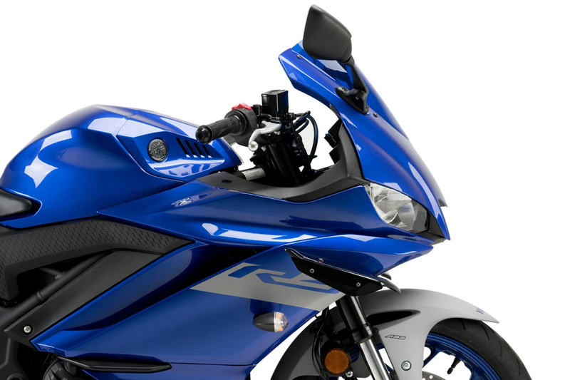 Puig Hi-Tech Parts Sport Side Spoilers Black - 3739N Yamaha R3 2019-2024