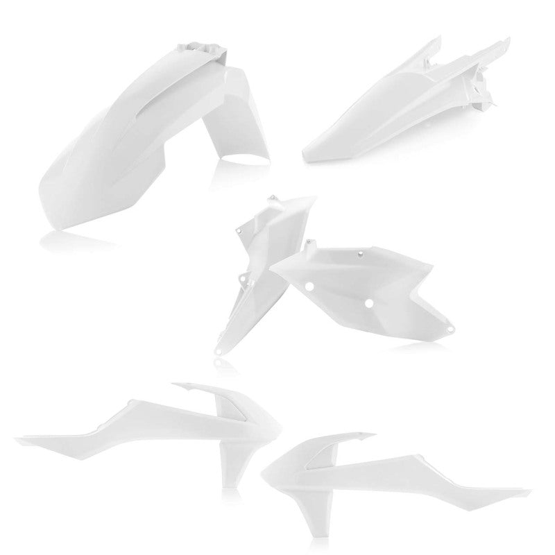 Acerbis 2634060002 17-19 KTM XC-W150/250/300/ EXC-F250/350/450/500 Plastic Kit - White - Photo - Primary