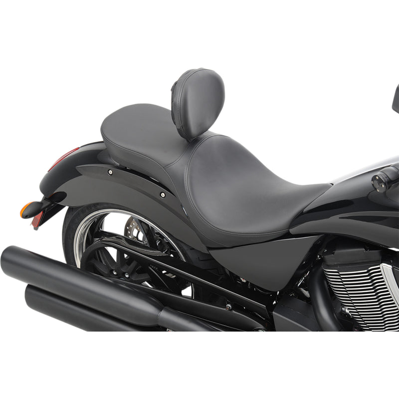 DRAG SPECIALTIES Ez Glide II™ Backrest Compatible Low-Profile Leather Touring Seat Driver's - Vegas