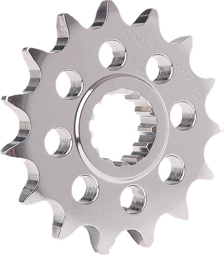 Vortex 3-337015 3370-15 FRONT CS SPROCKET STEEL 15T-520 APR/KAW/YAM