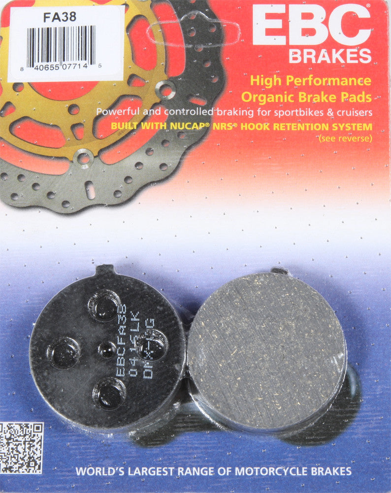 EBC Brake Pads - FA38 Suzuki Motorcycles 1977-1979