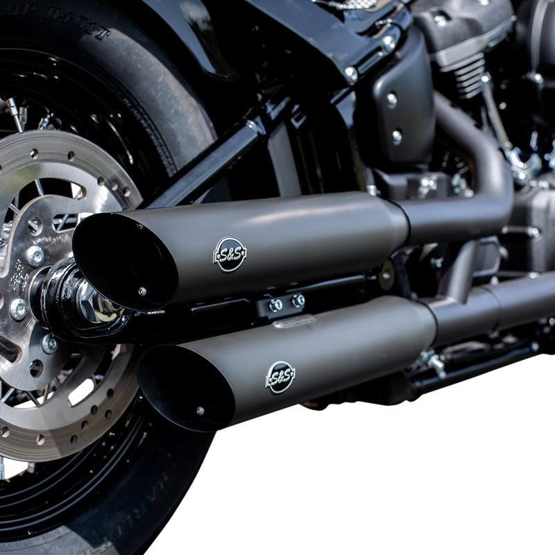 S&s Cycle Race Muffler - 550-0735 For Harley Softail 2018-2022