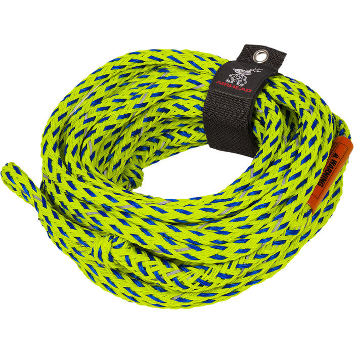 AIRHEAD SPORTS GROUP 4808-0048 AHTR-04S Reflective 4 Rider Safety Tow Rope Rope - Tow - Reflective Green - 4 Rider - 60'