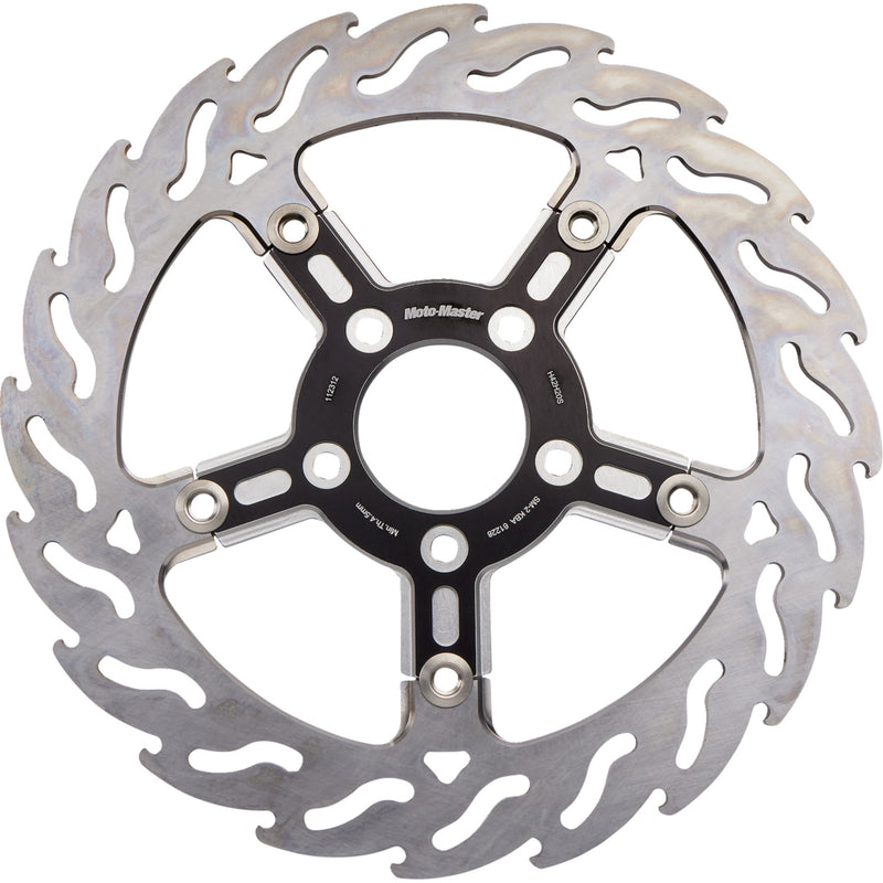 Moto-Master Flame Brake Rotor - 112312-PU For Harley Motorcycles 2008-2023