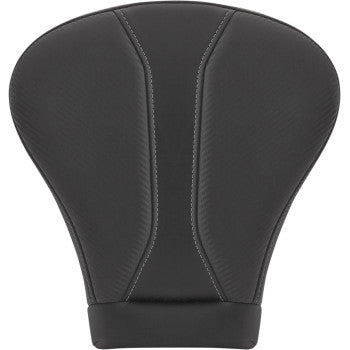 SADDLEMEN 0801-1330 808-07B-0142EXT Dominator Pillion Pad - Extended Reach/Touring - Black W/Gray Stitching