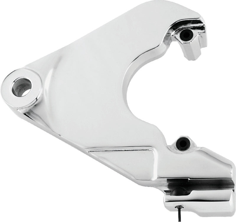 Bikers Choice 489614 87-99 Softail Chrome Caliper Mounting Bracket Replaces H-D 44207-87 - Photo - Primary