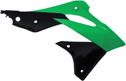 Acerbis Radiator Shrouds Green - 2314161089 Kawasaki KX 250 2013-2016