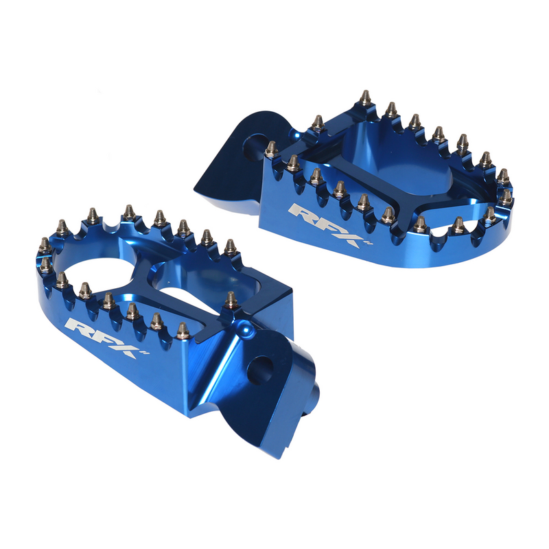 RFX Footpegs Blue Husqvarna Sherco - FXFR 70200 99BU Sherco Dirt Bikes 2014-2025