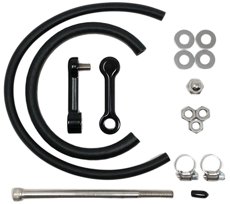 Dk Custom Products 880-3025 DK-DYN-TLK-2-DC BILLET TANK LIFT KIT 2" `10-17 DYNA POWDER COAT BLK