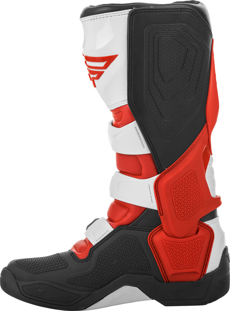 Fly Racing FR5 Boots RED Black White SZ 10