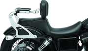 Kuryakyn 7095 Fixed Mounts Multi-purpose Driver/passenger Backrest 06-17 Dyna Models Chr (no Mount) - Photo - Primary