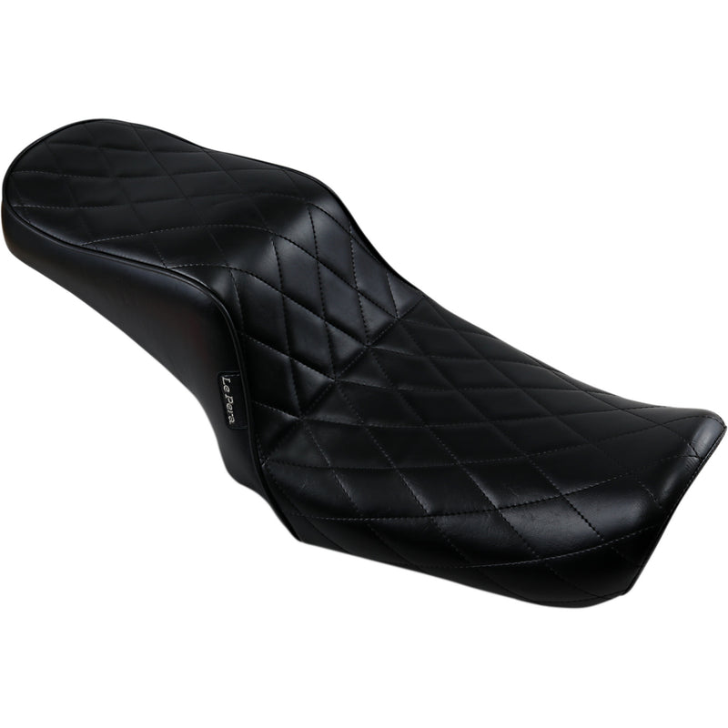 LE PERA 0803-0616 LK-021DM Cherokee Seat - Diamond Pleated - Black - FL/FX '06-'17