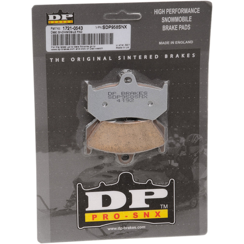 Dp Brakes Brake Pad - SDP958SNX Yamaha Snowmobiles 2005-2015