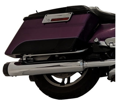 Tab Performance 4.5" B.A.M Stick Slip-On Mufflers | Chrome - Black Slash Tips, Zombie Baffles 121-1293-B-Z