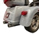 Tab Performance 4.5" B.A.M Stick Slip-On Mufflers | Chrome - Chrome Straight Tips, 2.5" Louvered Baffles 121-1293-C2-2.5