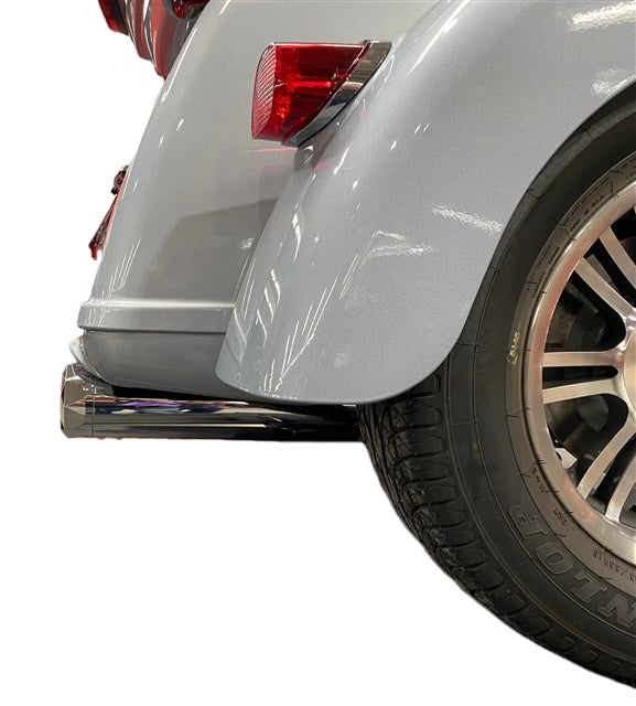 Tab Performance 4.5" B.A.M Stick Slip-On Mufflers Chrome Using Stock Or Other Tip, Non-Baffled ( - 121-1293-N-NB For Harley Touring 1995-2021