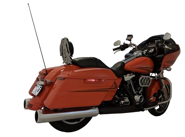 Tab Performance 4.5 Inch Chrome B.A.M Stick Slip-On Mufflers 2.5 Inch Louvered Core Baffles (Medium) - 121-1293-C2-2.5 For Harley Touring 1995-2025