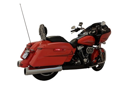 Tab Performance 4.5" B.A.M Stick Slip-On Mufflers | Chrome - No Tips, 2.5" Louvered Baffles 121-1297-N-2.5