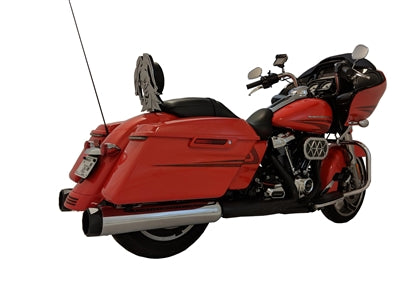 Tab Performance 121-1297-C-Z 4.5 Inch Chrome B.A.M Stick Slip-On Mufflers Harley Davidson Touring 122-0225 Zombie Baffles (Loud) 4.5 Inch Pipes 4.5 Inch Chrome Slash Cut Tip