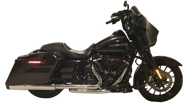 Tab Performance 50 Cal (5") Slip-On Mufflers | Chrome - 1995-2016 Touring, Chrome Straight Tips, No Baffles 121-1299-95-2016-C2-NB