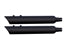 Tab Performance 4" B.A.M. Stick Slip-On Mufflers For International European Spec Trike Models Black - 121-2290-B-Z For Harley Touring 2021-2026