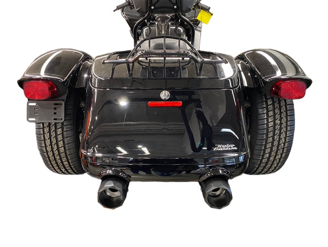 Tab Performance 4.5" B.A.M Stick Slip-On Mufflers | Black - Chrome Slash Tips, Zombie Baffles 121-2293-C-Z