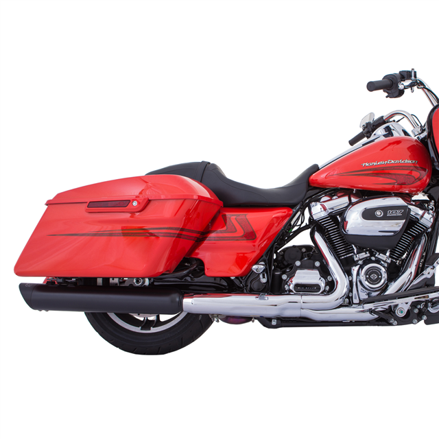 Tab Performance 4" B.A.M. Stick Slip-On Mufflers | Black - Chrome Slash Tips, Zombie Baffles 121-2295-C-Z