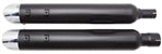 Tab Performance 4" B.A.M. Stick Slip-On Mufflers | Black - No Tips, Zombie Baffles 121-2295-N-Z