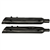 Tab Performance 4.5" B.A.M Stick Slip-On Mufflers | Torched Chrome - Torched Chrome Slash Tips, 2.5" Louvered Baffles 121-5297-T-2.5