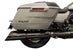 Tab Performance 50 Cal (5") Slip-On Mufflers Torched Chrome Torched Chrome Straight Cut Tip, - 121-5299-2017-UP-T2-NB For Harley Touring 2016-2026