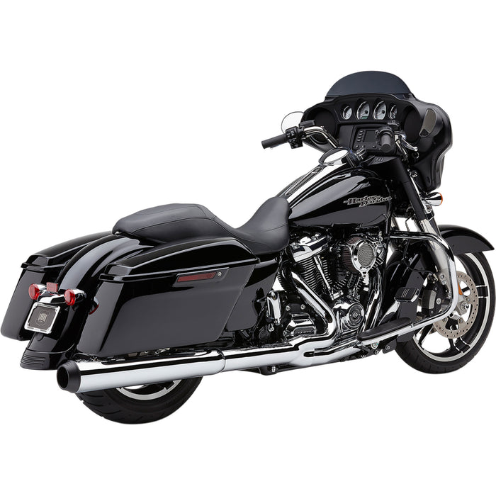 COBRA 1800-2215 6451 Powr-Flo 2:1 Exhaust System - Chrome - '17-'20 FL