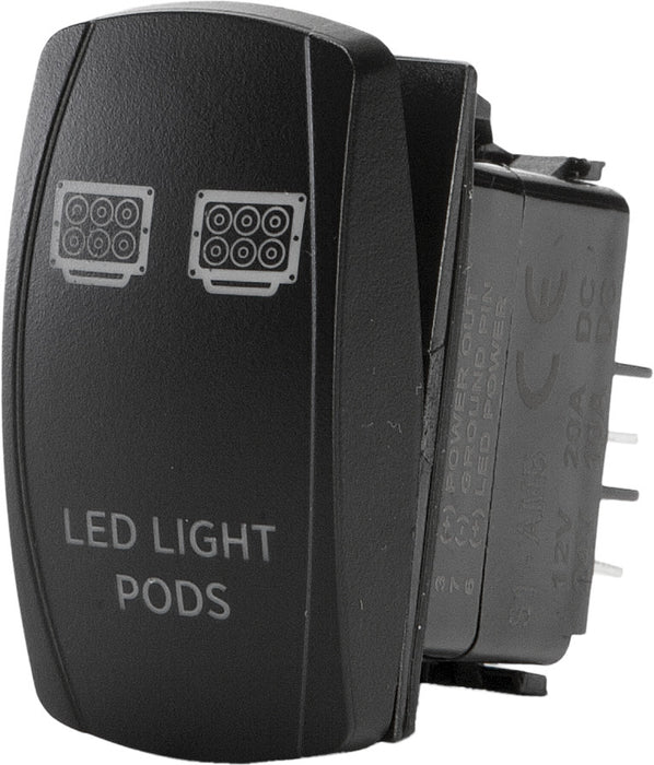 Flip 12-9073 SC1-AMB-L15 LED LIGHT PODS LIGHTING SWITCH PRO SERIES BACKLIT