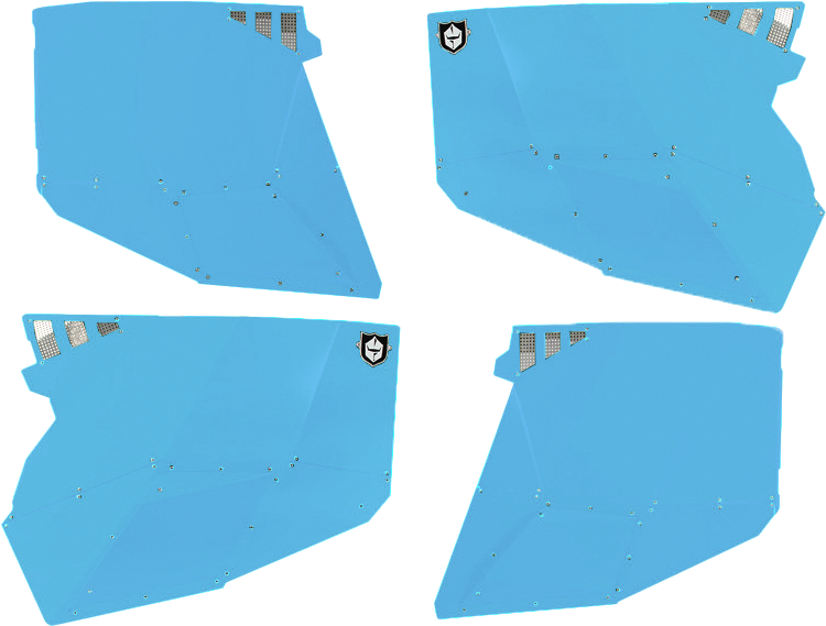 Pro Armor Stealth Door Alluminum Skins SKY Blue POL - P144228SB Polaris RZR 2014-2021