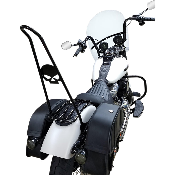 MOTHERWELL 1510-0434 MWL-219-MB 7" Solo Luggage Rack Luggage Rack - Matte Black - FXDLS