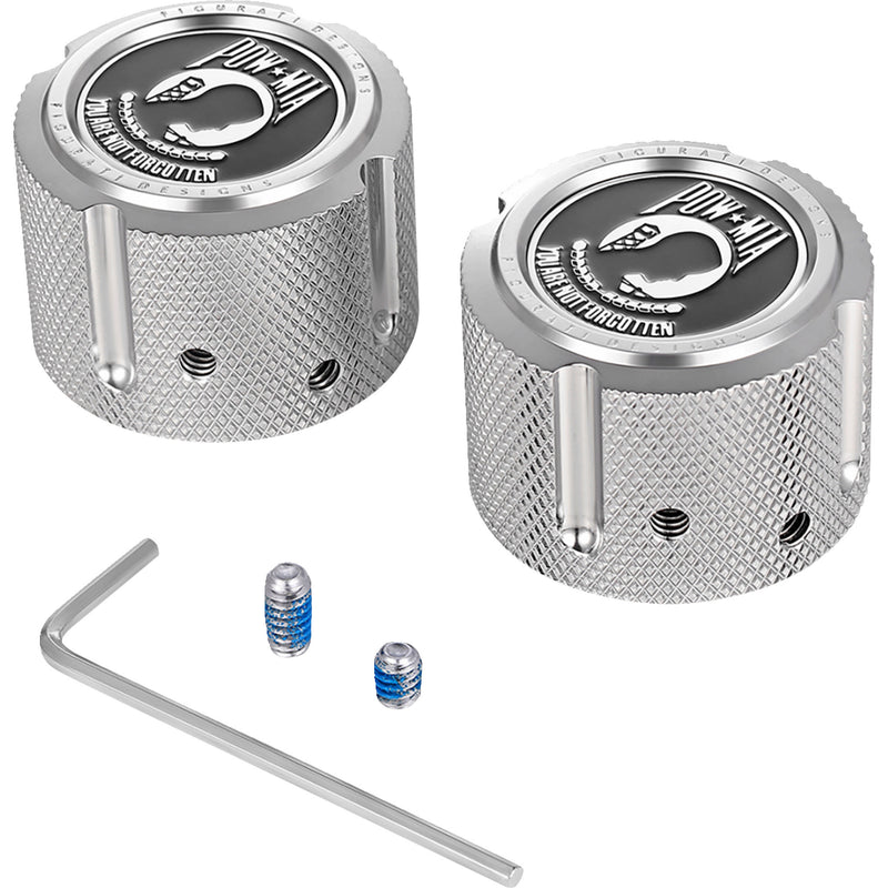 Figurati Designs Axle Nut Cover - FD50-FAC-SS For Harley Motorcycles 2002-2022