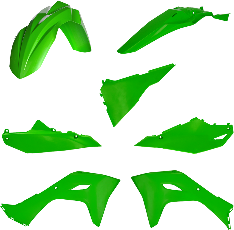 Acerbis Plastic Kit Kawasaki Original `24 Green - 2983560006 Kawasaki KX 450 2024