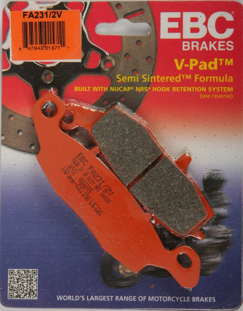 EBC Brake Pads V-Series - FA231/2V Suzuki Boulevard / C90T Boulevard / M109R Boulevard 2013-2017